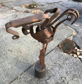 Quadart Iron Sculpture Bird 5.1